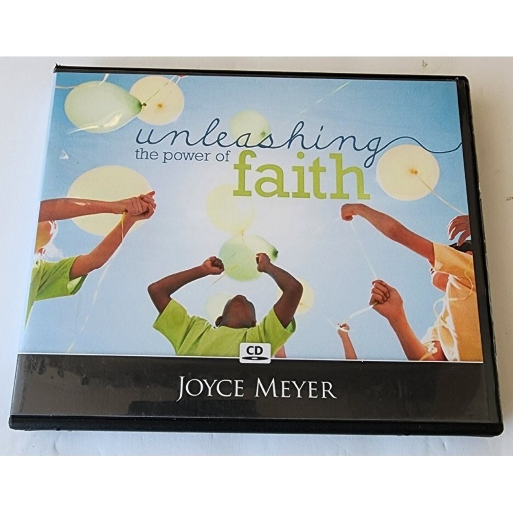 Joyce Meyer unleashing the power of faith 3 CD set Christian inspirational